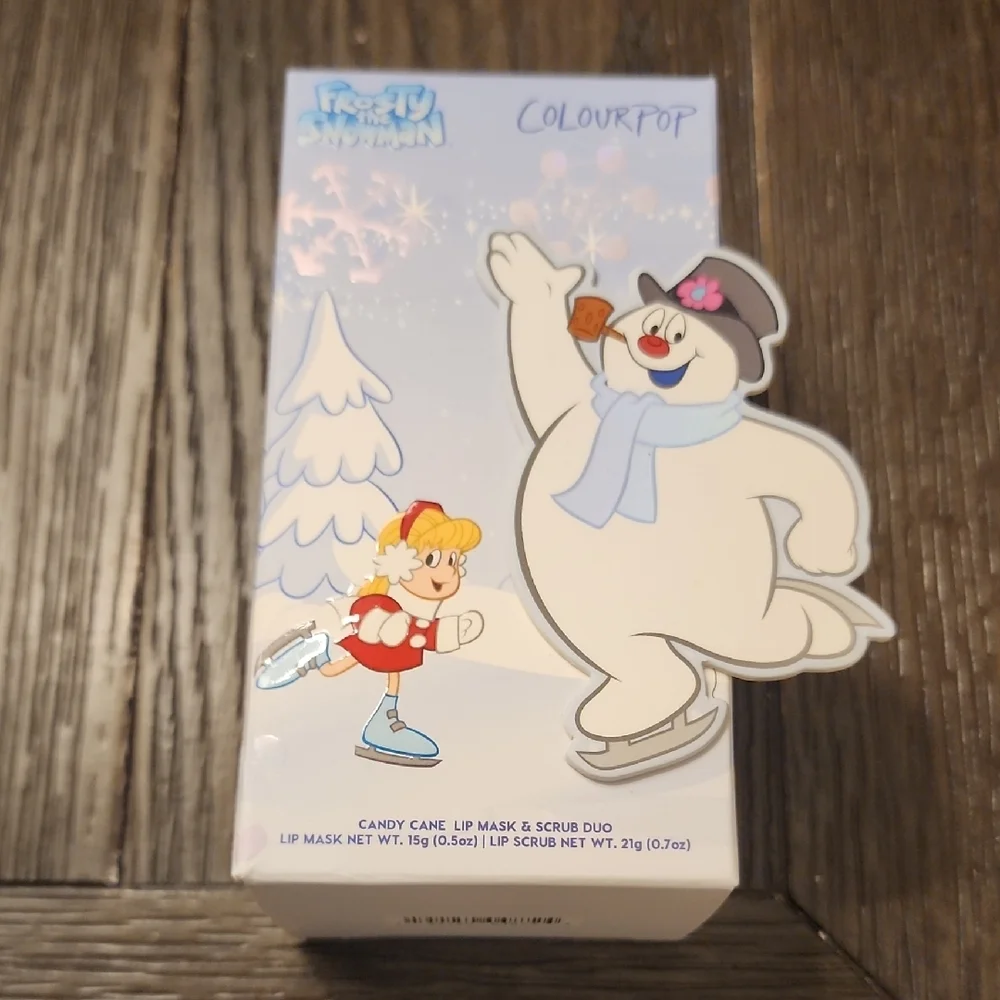 ColourPop Frosty the Snowman Candy Cane Lip Duo NWT IN BOX